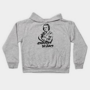 Johannes Brahms Kids Hoodie